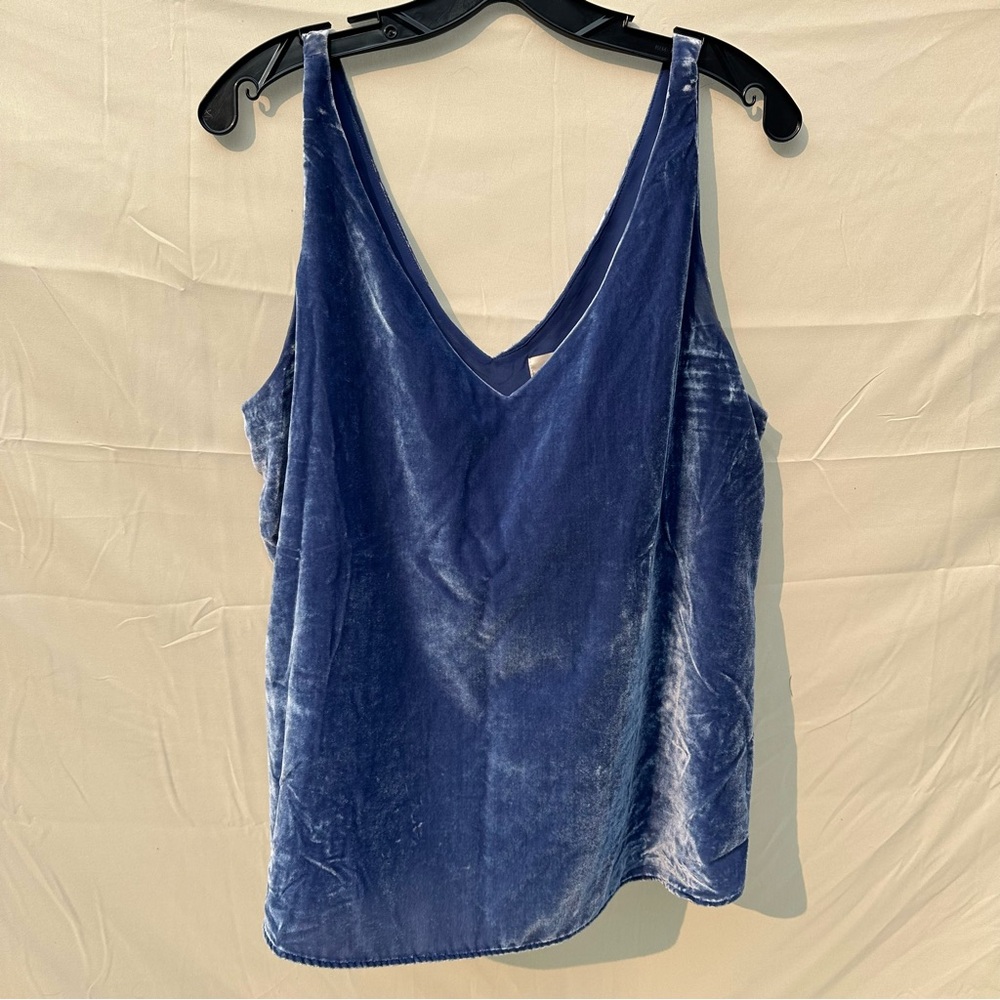 Loft velour tank top